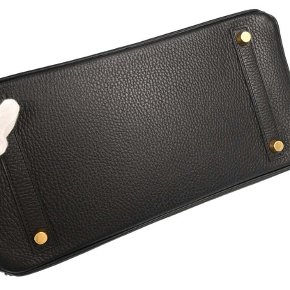 Hermes Black Ardennes Birkin 30 Handbag