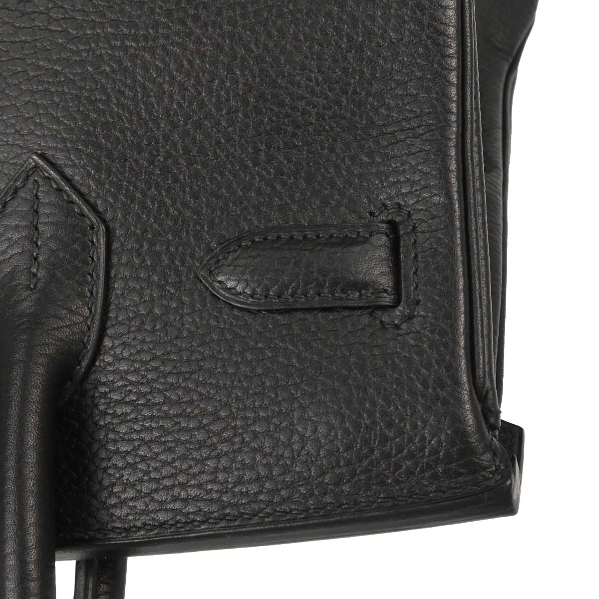 Hermes Black Ardennes Birkin 30 Handbag