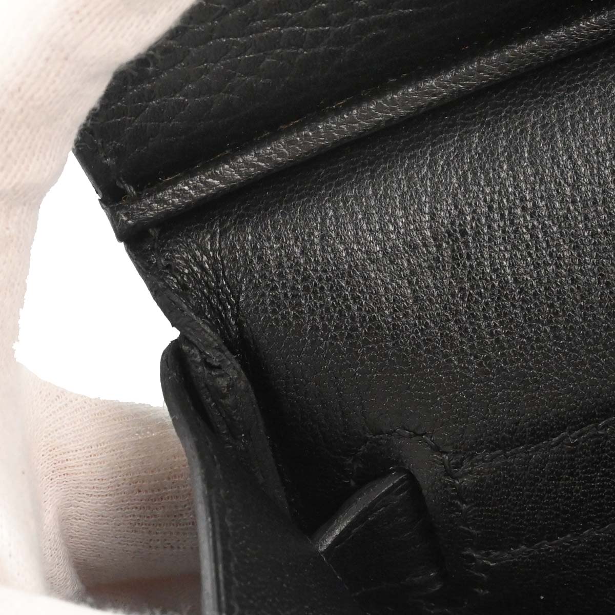 Hermes Black Ardennes Birkin 30 Handbag