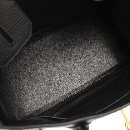Hermes Black Ardennes Birkin 30 Handbag