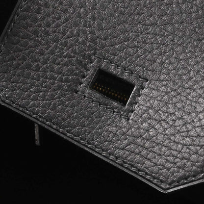 Hermes Black Ardennes Birkin 30 Handbag