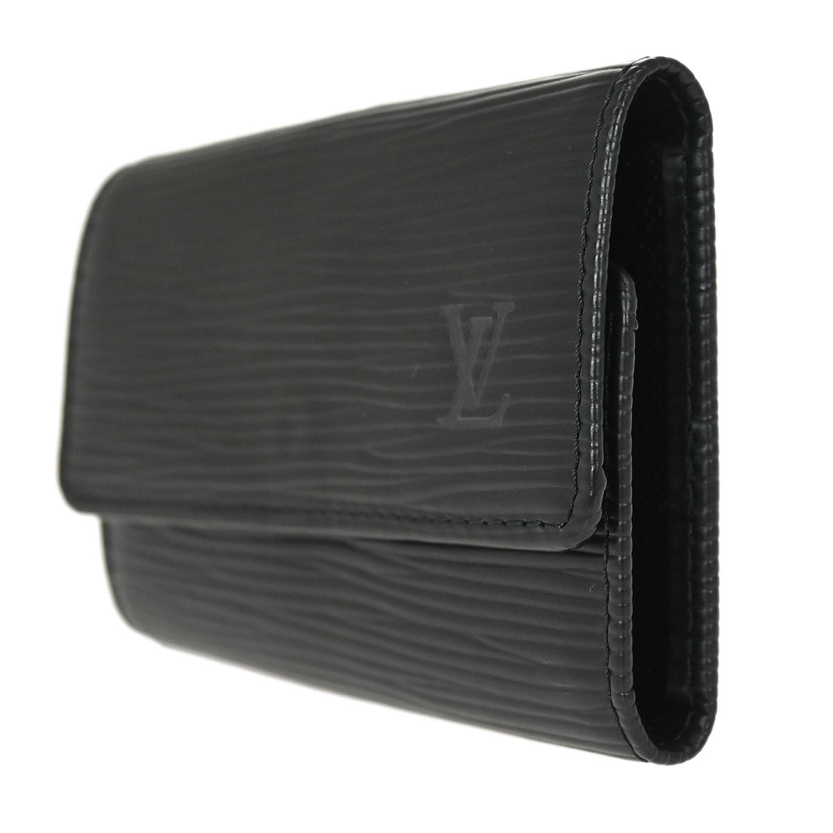 Louis Vuitton Black Epi Multicles 6 Key Case M63812 Small Good