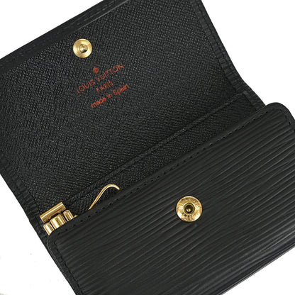 Louis Vuitton Black Epi Multicles 6 Key Case M63812 Small Good