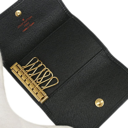 Louis Vuitton Black Epi Multicles 6 Key Case M63812 Small Good