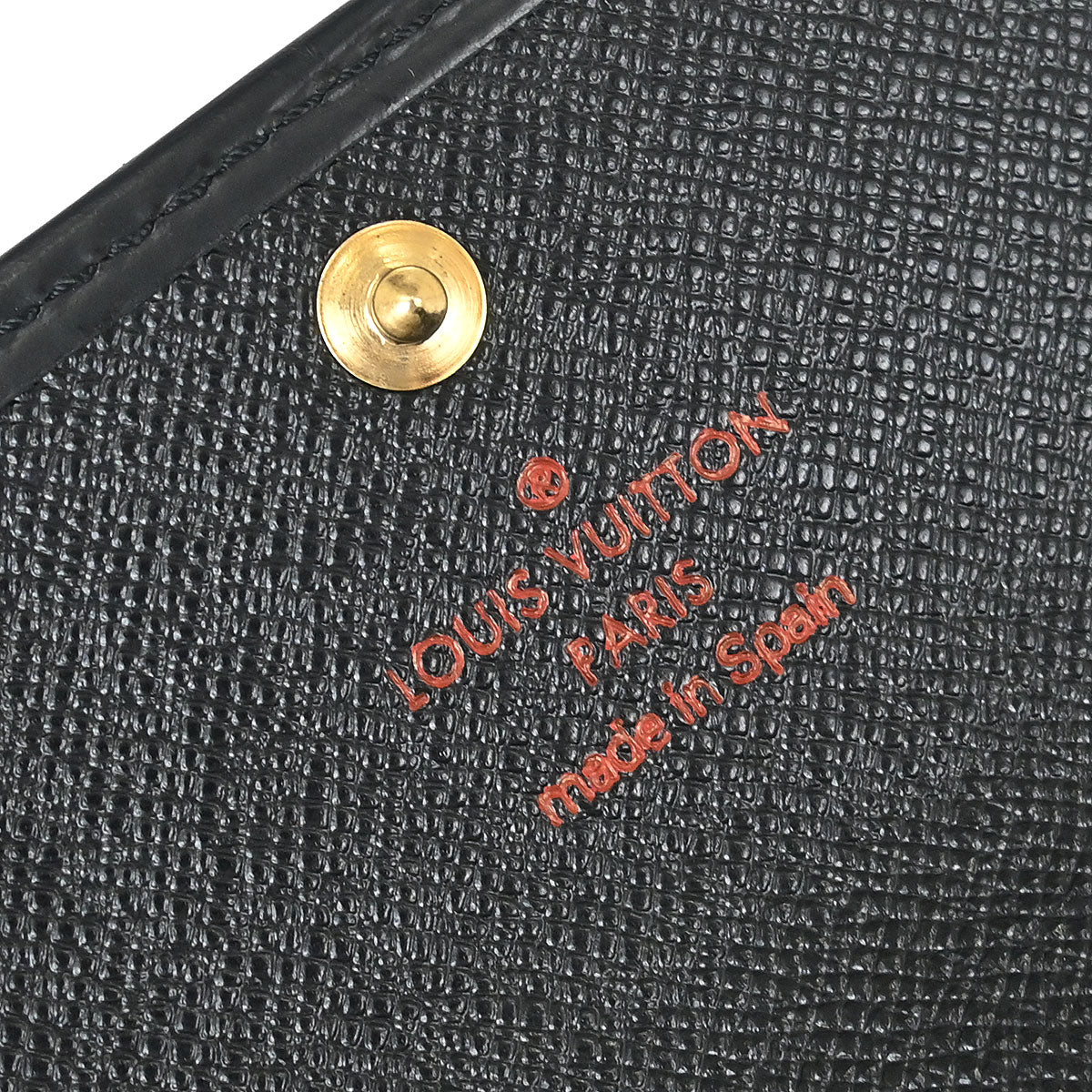 Louis Vuitton Black Epi Multicles 6 Key Case M63812 Small Good