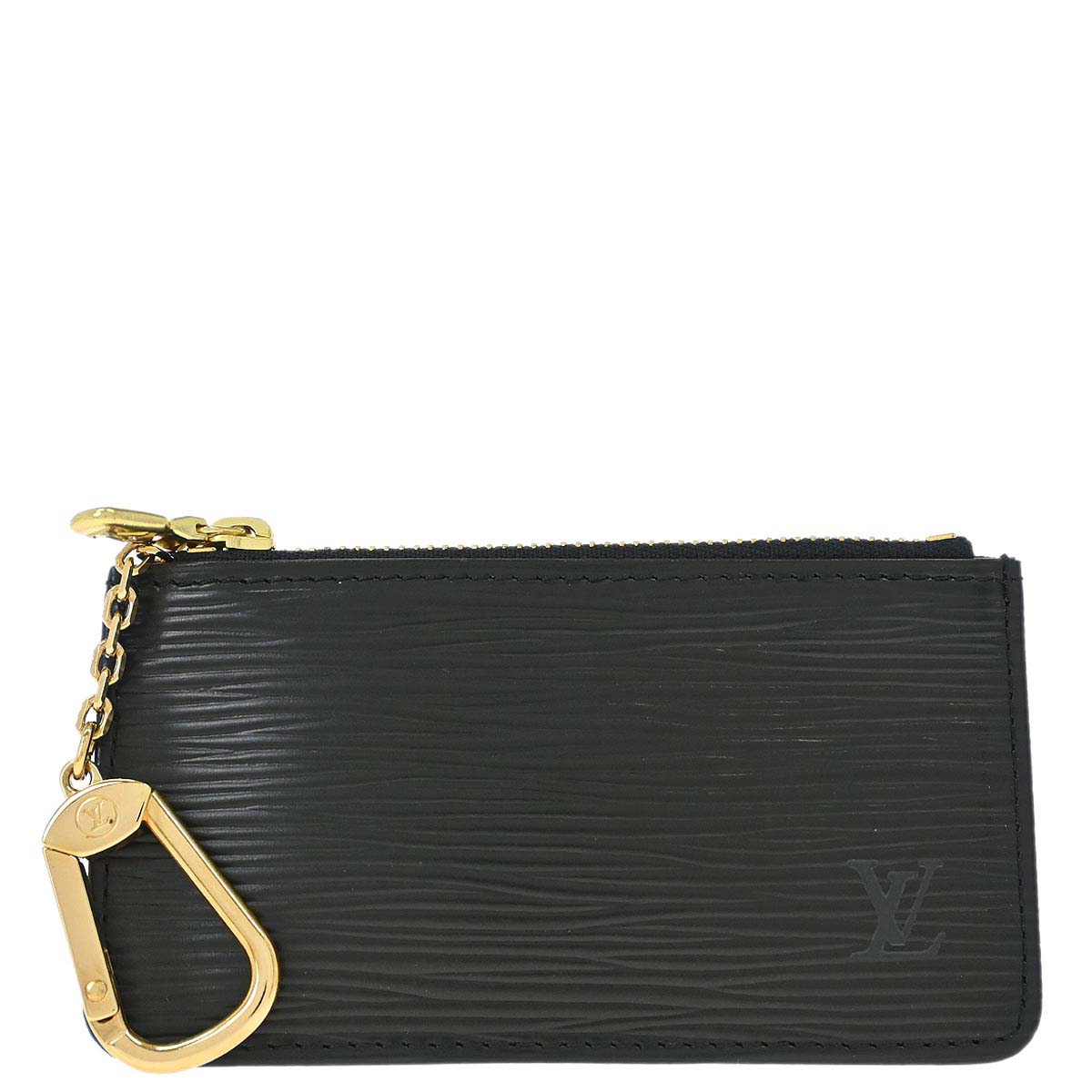 Louis Vuitton Black Epi Pochette Cles Coin Purse M63802