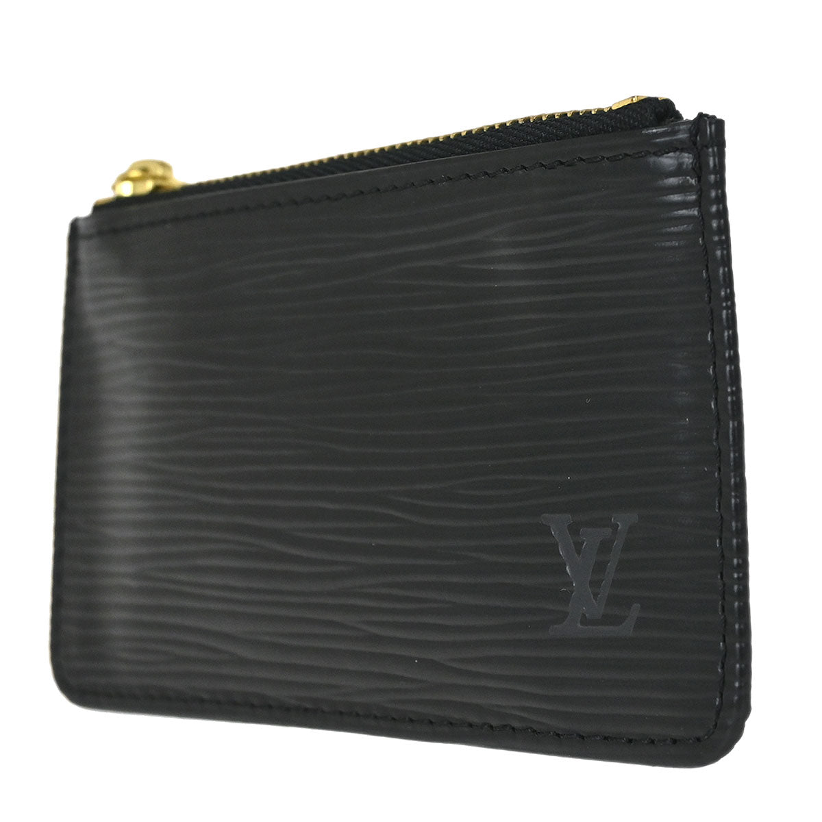 Louis Vuitton Black Epi Pochette Cles Coin Purse M63802