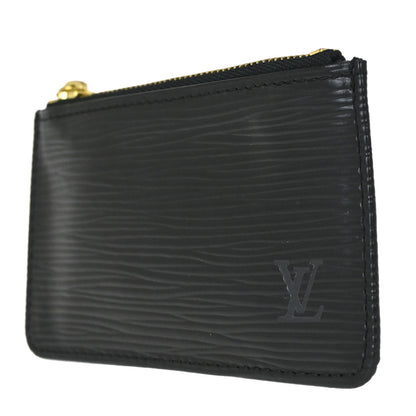 Louis Vuitton Black Epi Pochette Cles Coin Purse M63802