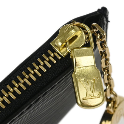 Louis Vuitton Black Epi Pochette Cles Coin Purse M63802