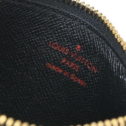 Louis Vuitton Black Epi Pochette Cles Coin Purse M63802