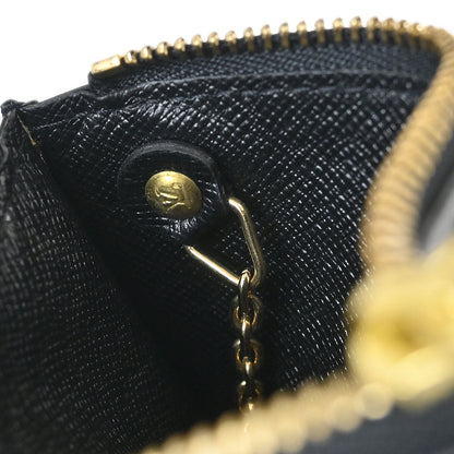 Louis Vuitton Black Epi Pochette Cles Coin Purse M63802