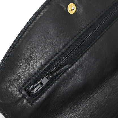 Chanel 1996-1997 Black Caviar Skin Timeless WOC Wallet on Chain Shoulder Bag