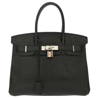 Hermes Black Togo Birkin 30 Handbag