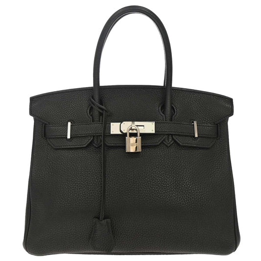 Hermes Black Togo Birkin 30 Handbag