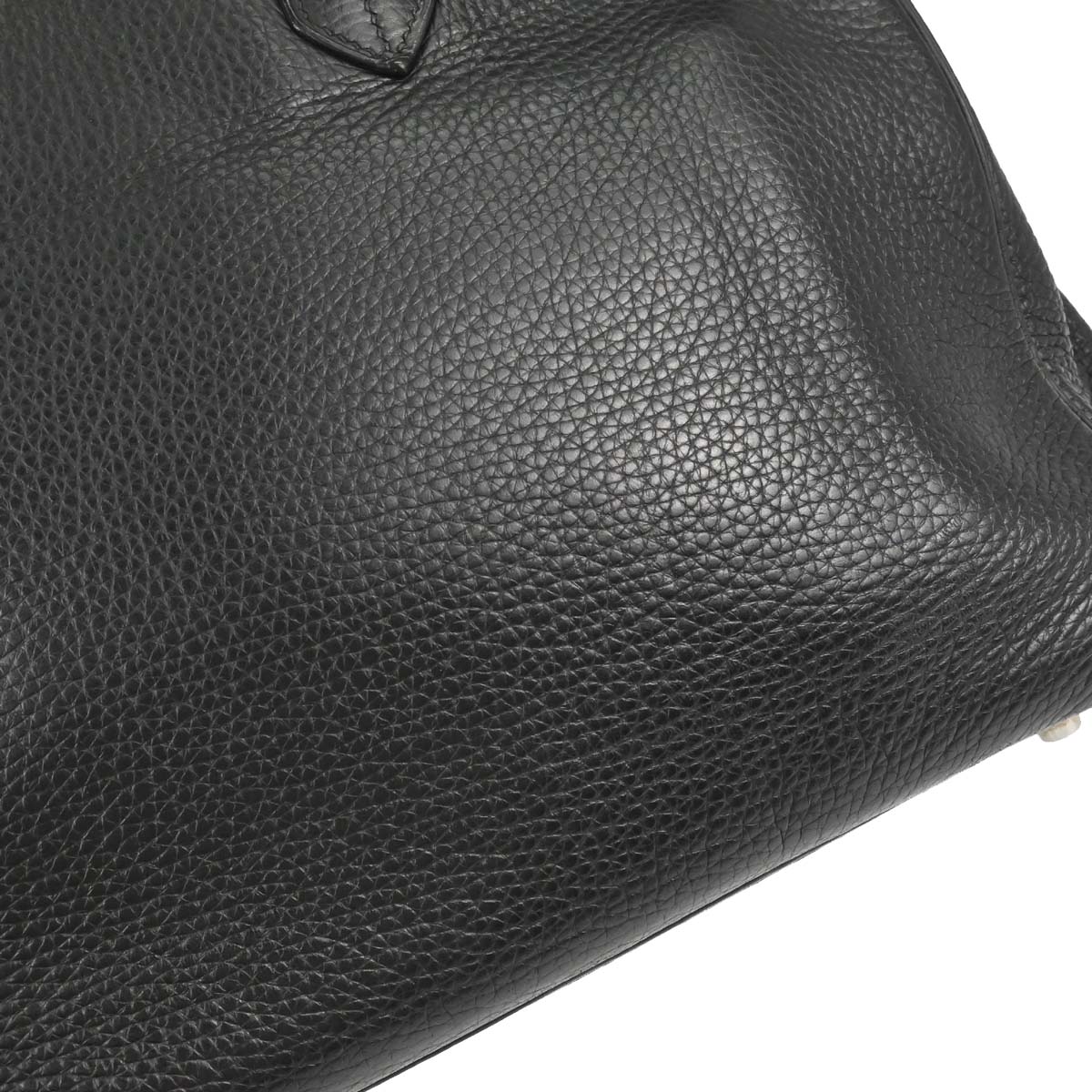 Hermes Black Taurillon Clemence Birkin 35 Handbag