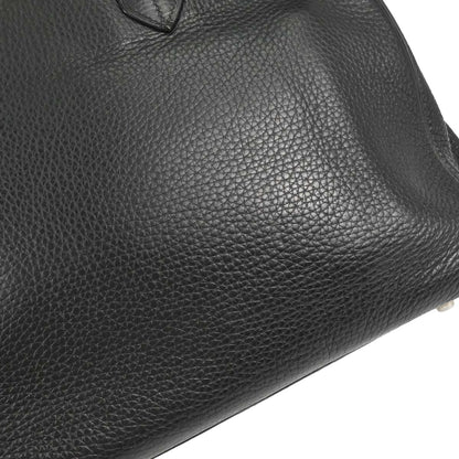 Hermes Black Taurillon Clemence Birkin 35 Handbag