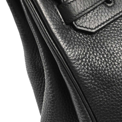 Hermes Black Taurillon Clemence Birkin 35 Handbag