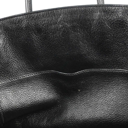 Hermes Black Taurillon Clemence Birkin 35 Handbag