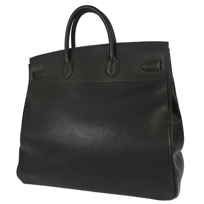 Hermes Black Ardennes Haut a Courroies 45 Handbag