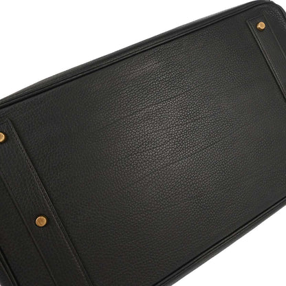 Hermes Black Ardennes Haut a Courroies 45 Handbag