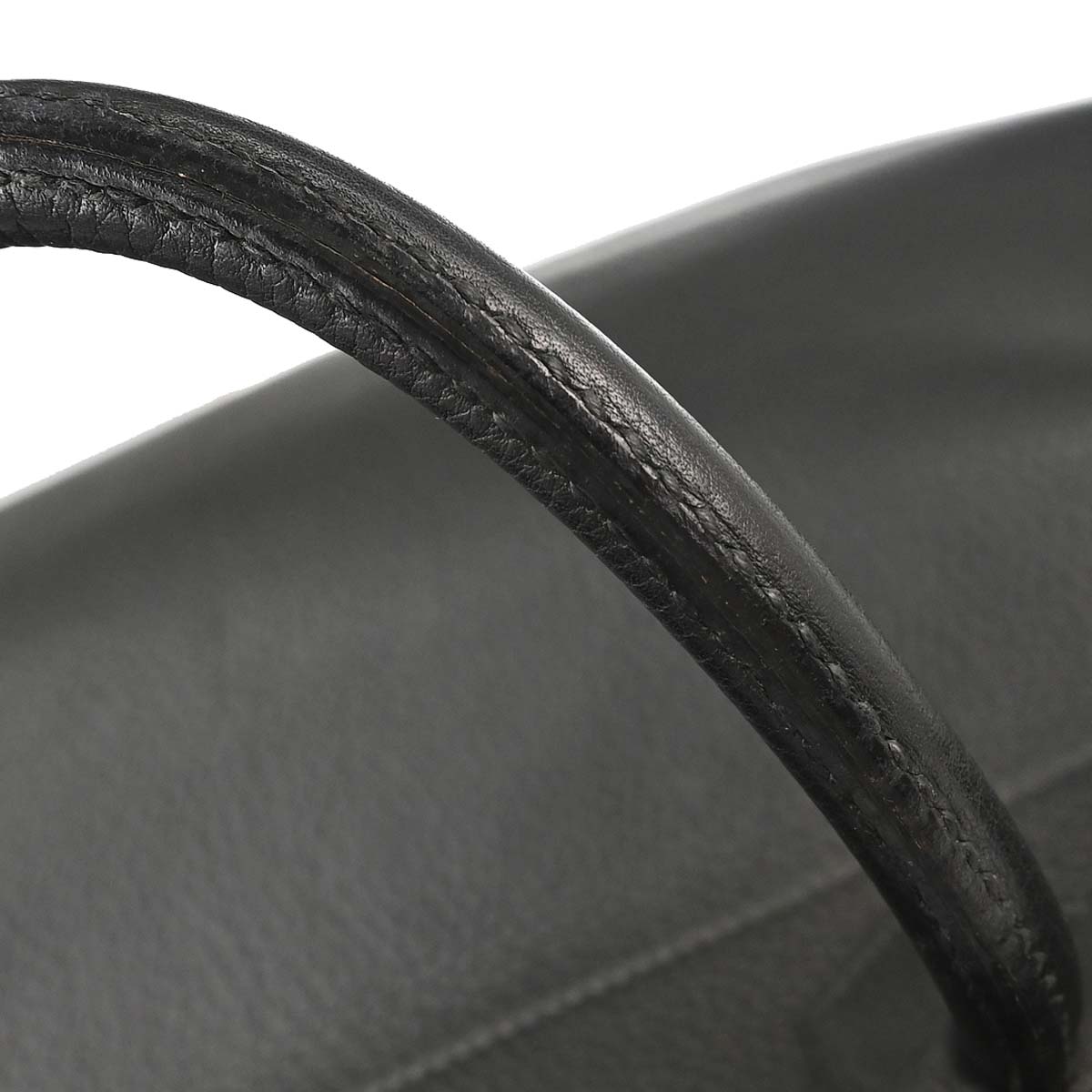 Hermes Black Ardennes Haut a Courroies 45 Handbag