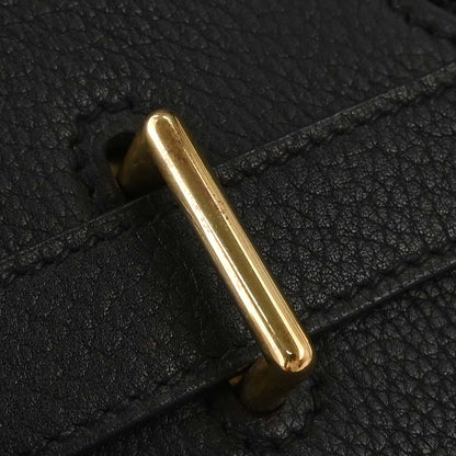 Hermes Black Ardennes Haut a Courroies 45 Handbag