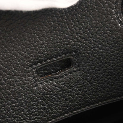 Hermes Black Ardennes Haut a Courroies 45 Handbag