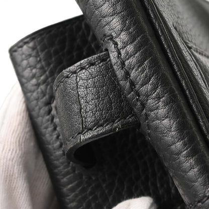 Hermes Black Ardennes Haut a Courroies 45 Handbag
