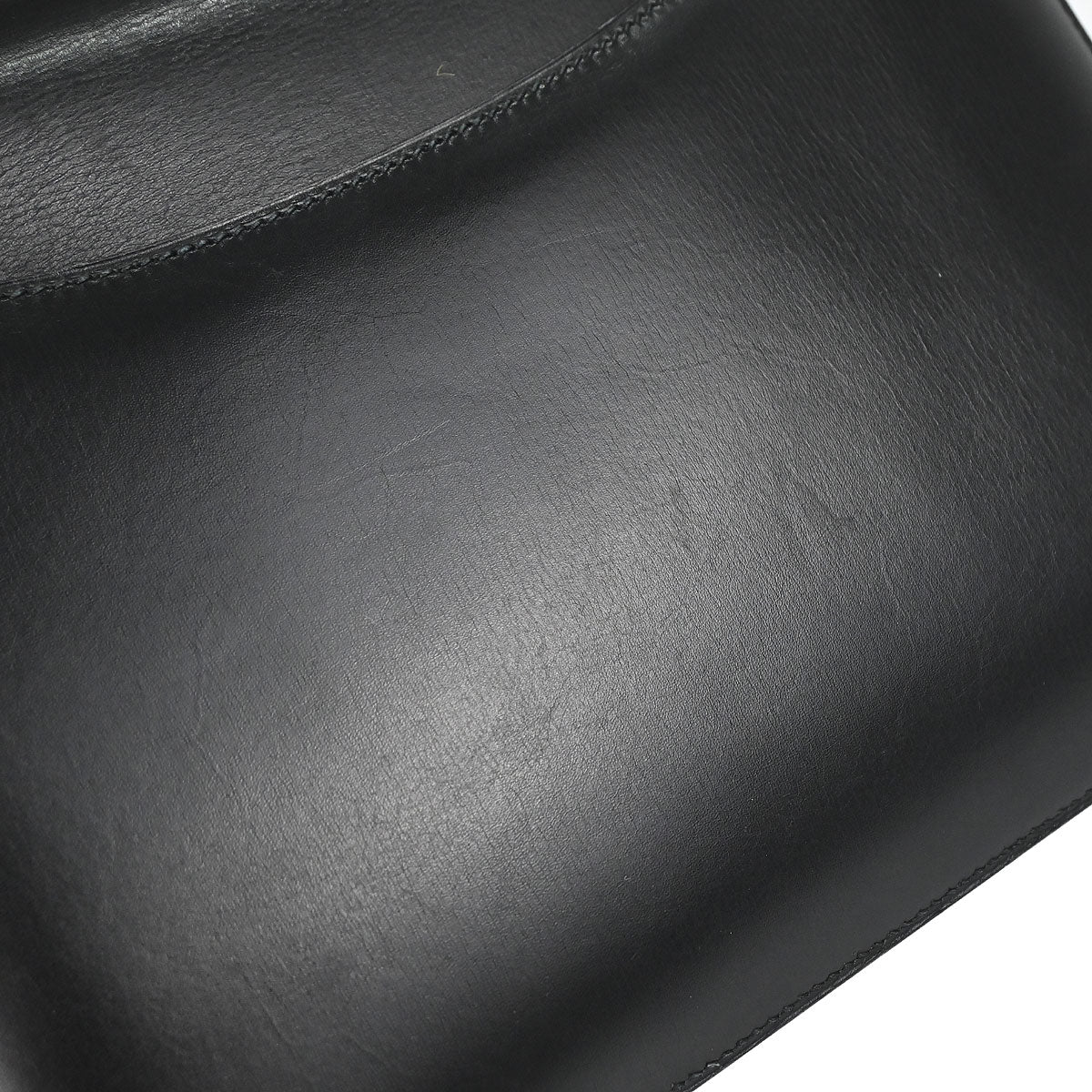 Hermes Black Box Calf Constance 23 Shoulder Bag