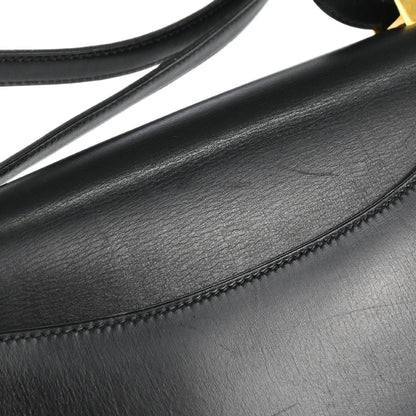 Hermes Black Box Calf Constance 23 Shoulder Bag