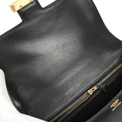 Hermes Black Box Calf Constance 23 Shoulder Bag