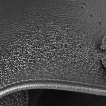 Hermes Black Taurillon Clemence Evelyne 3 29 PM Shoulder Bag