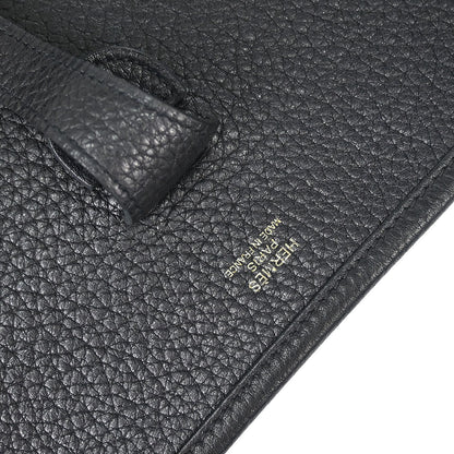 Hermes Black Taurillon Clemence Evelyne 3 29 PM Shoulder Bag