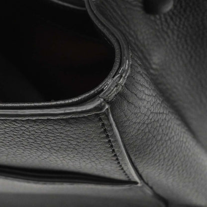 Chanel 2017 Black Calfskin Cerf Executive 2way Tote Bag