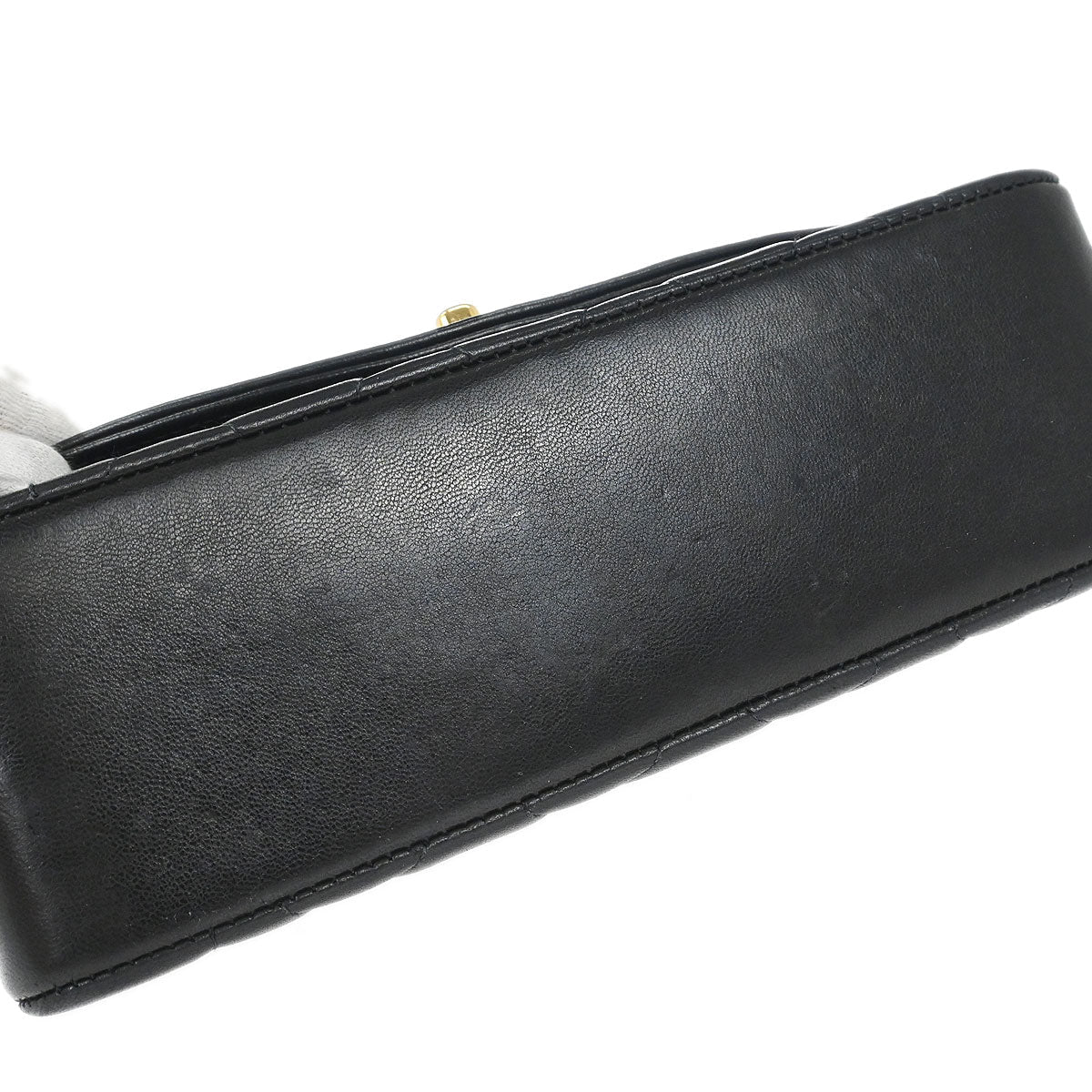 Chanel 1996-1997 Black Lambskin Small Diana Shoulder Bag