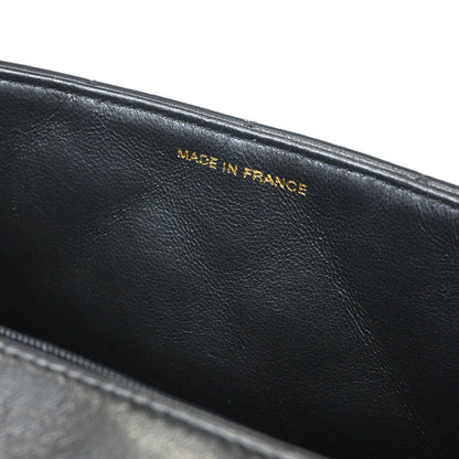 Chanel 1996-1997 Black Lambskin Small Diana Shoulder Bag