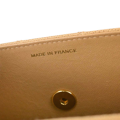 Chanel 1997-1999 Beige Caviar Skin Handbag