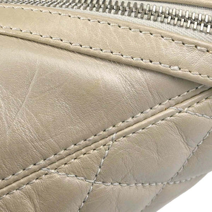 Chanel 2006-2008 Ivory Calfskin Cambon Ligne Tote Handbag
