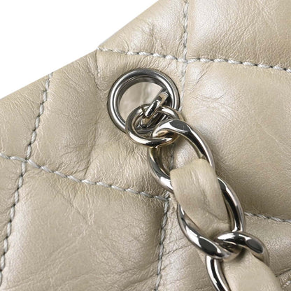 Chanel 2006-2008 Ivory Calfskin Cambon Ligne Tote Handbag