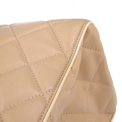 Chanel Beige Lambskin Portobello 2way Shoulder Handbag