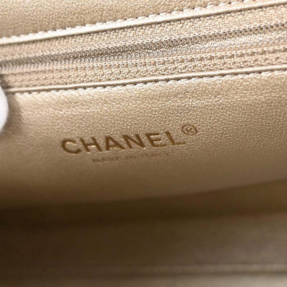 Chanel Beige Lambskin Portobello 2way Shoulder Handbag