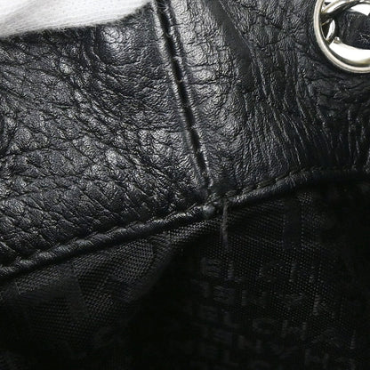 Chanel 2003-2004 Black Deerskin Mademoiselle Lock Shoulder Bag