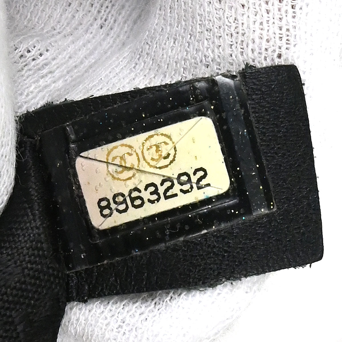Chanel 2003-2004 Black Deerskin Mademoiselle Lock Shoulder Bag