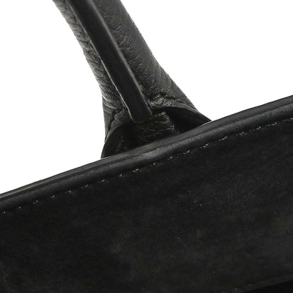 Chanel Black Suede Neo Executive Cerf Tote 2way Shoulder Handbag