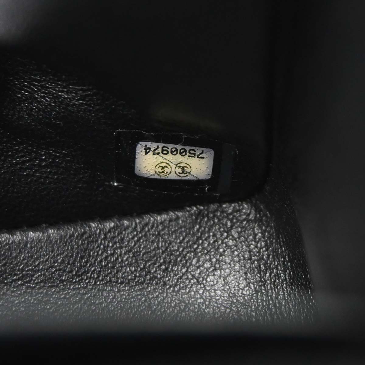 Chanel 2002-2003 Black Caviar Skin Small Classic Double Flap Shoulder Bag