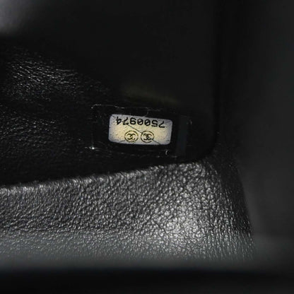 Chanel 2002-2003 Black Caviar Skin Small Classic Double Flap Shoulder Bag