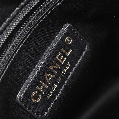 Chanel Black Caviar Skin Petite Timeless Tote PTT Chain Handbag