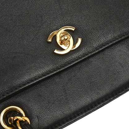 Chanel 1997-1999 Black Lambskin Tote Handbag
