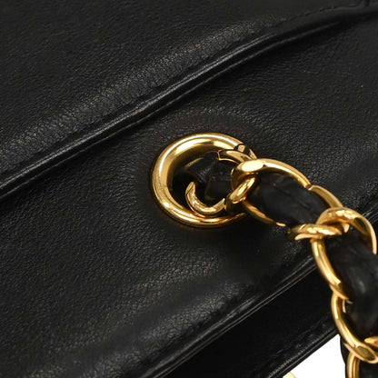 Chanel 1997-1999 Black Lambskin Tote Handbag