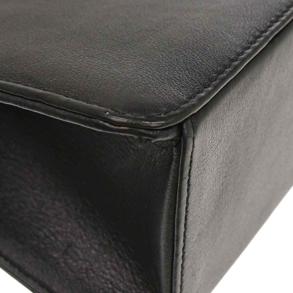 Chanel 1997-1999 Black Lambskin Tote Handbag
